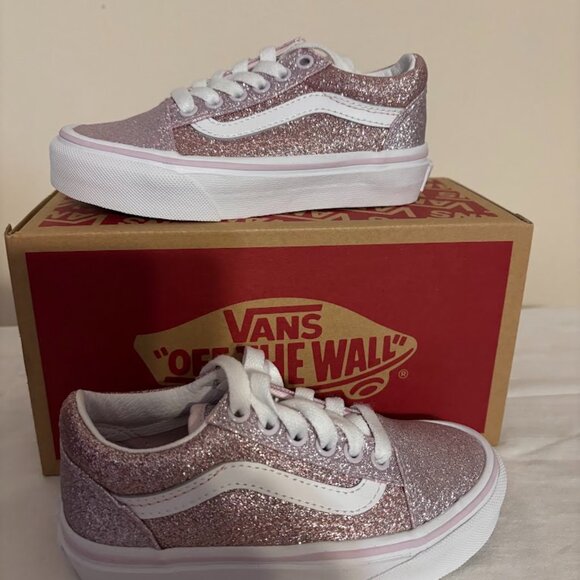 NEW VANS Sparkly Kids Sneakers - US size 10.5 / UK size 10 - Picture 11 of 14